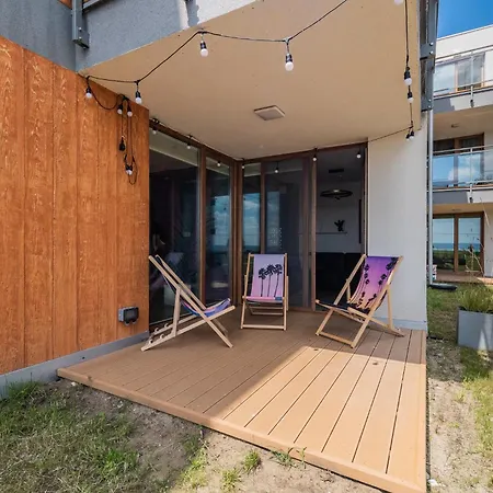 דירה Flatbook Miami - Basen, Taras I Stylowe Wnetrza W Krynicy Morskiej