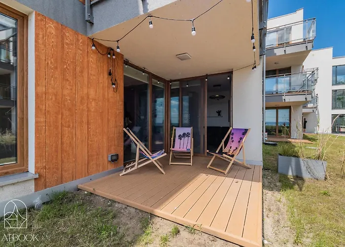 Διαμέρισμα Flatbook Miami - Basen, Taras I Stylowe Wnetrza W Krynicy Morskiej